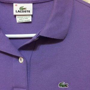 Purple Lacoste Polo